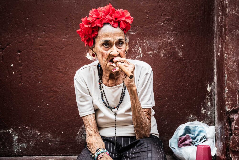 Photomodel in Cuba